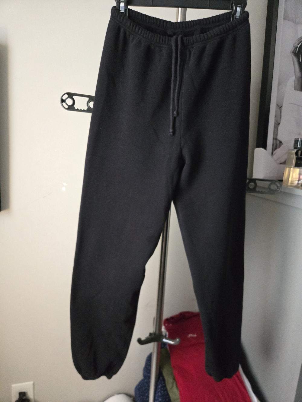 SKIMS Black Women's Drawstring Jogger Sweatpants